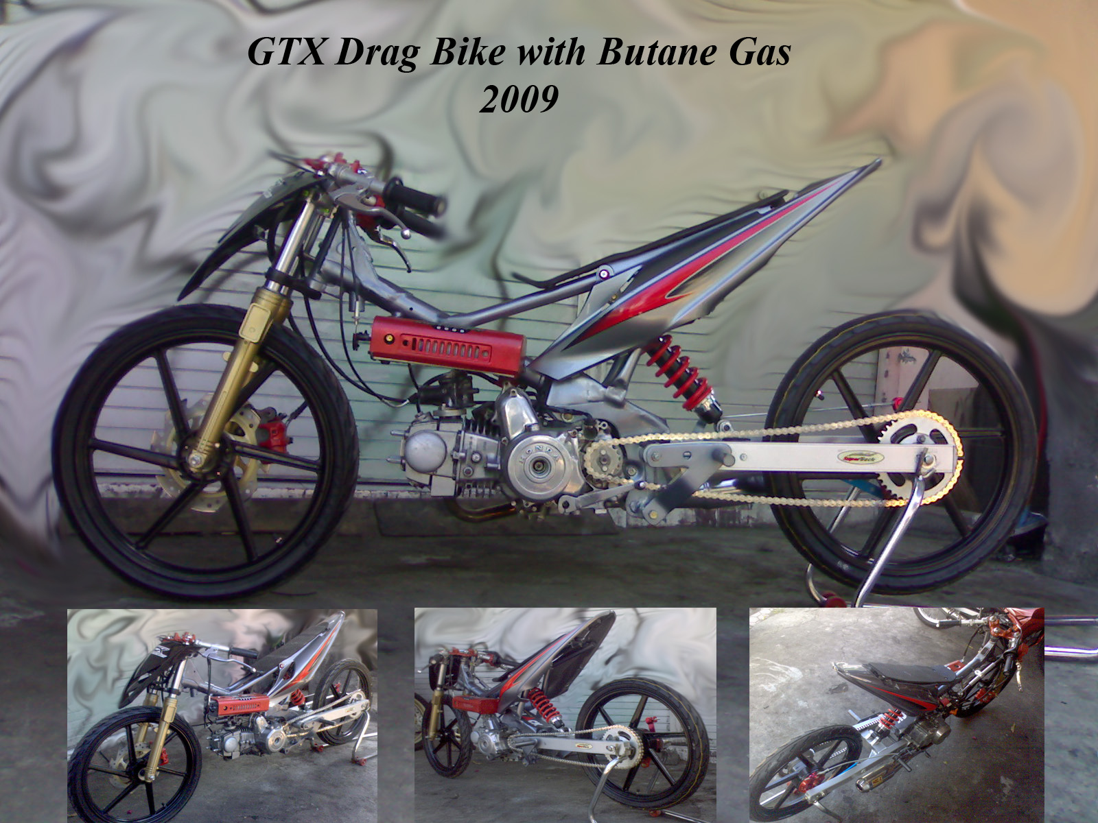 Drag Bike With Gas LPG GTX Motorsport Bali